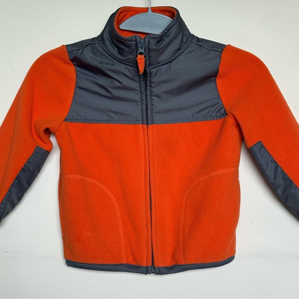 Old Navy Toddler Orange and Gray Jacket Size 3T